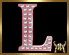 Marquee Letter L Pink
