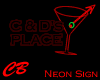 CB C&Ds PLACE Neon Sign