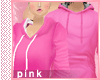 PINK-Hoodie Pink M