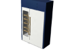 Blue Kitchen Fridge
