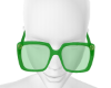 ! designer green glasses