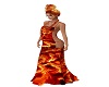 *Ney* Beaded Fire Gown