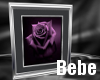 Purple Rose Framed