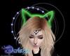 Green Neon Cat Ears