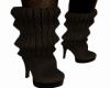 brown fall knit boots