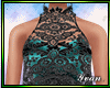 Lison black lace dress