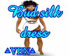 Bud silk dress BW
