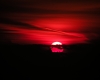 Red sunset window