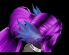 Purpley Blue Head Wings