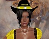 Cowgirl Hat Yellow