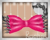 Rach*Pink Bow Necklace