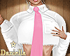 D| Pink Tie+Blouse
