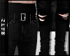 M| Black Ripped Jeans
