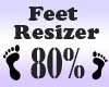 Feet Resizer 80%