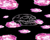 pink skull background