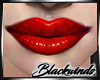 Zell Glitter Lips- Red