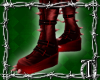 red spike boots