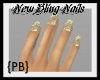 {PB}NewBling bling nails