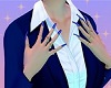 JS| Nails: Blue