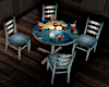 Eclectic Cafe Table Set