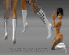 (MB)Silver  boots