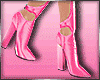 Wavy Pink Boots