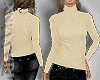 Cream Turtleneck Sweater