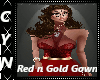 Red n Gold Gown