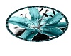 TEAL LILLY RUG/DANCEMARK