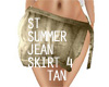 ST JEAN SKIRT 4 TAN