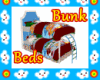 ~GW~MUPPETS BUNK BEDS