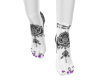 Henna Tats+Lilac Toes