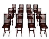 12 Folding Chairs