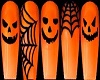 Halloween Nails-Orange