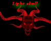 Light skull red