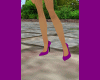 chaussure violette