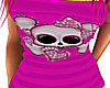 /Y/Pink skull top