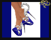 Blue Scorpion Heels