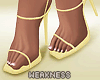 Gold Strap Heels