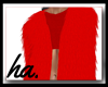ha. Red Fur Jacket