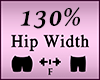 Hip Butt Scaler 130%