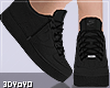 black shoes F