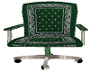 office chair green