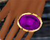 Purple n Gold ring