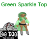 [BD] Green Sparkle Top
