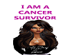 Cancer Survivor HeadSign