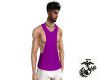 Purple Muscle Tank Top