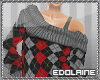 E~ Plaid Sweater [F]