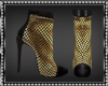 Chrome Ankle Boots Gold