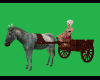 wagon and mule